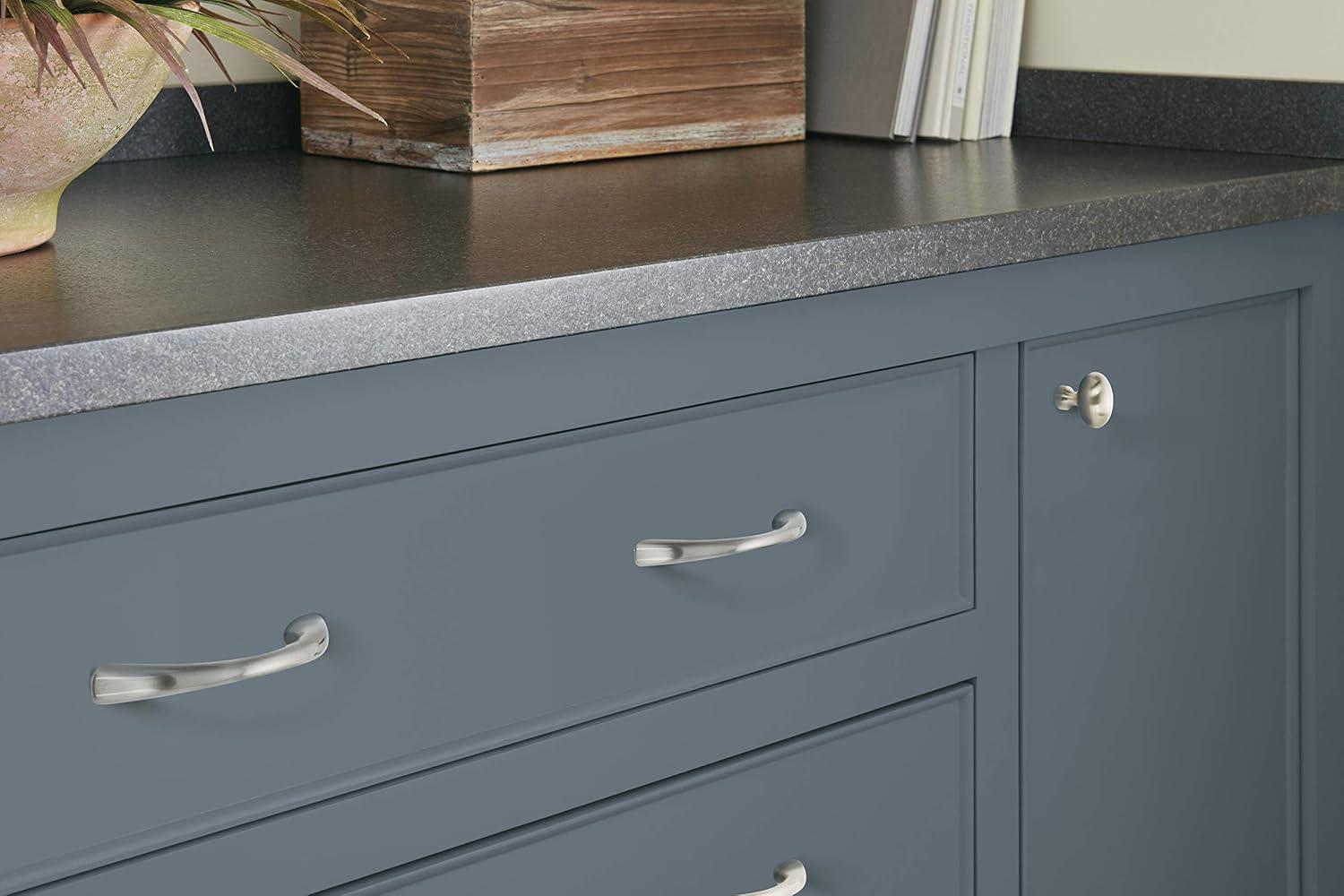 image:imageAmerock Cabinet Pull Satin Nickel 334 inch 96 mm Center to Center Everyday Heritage 10 Pack Drawer Pull Drawer Handle Cabinet Hardware