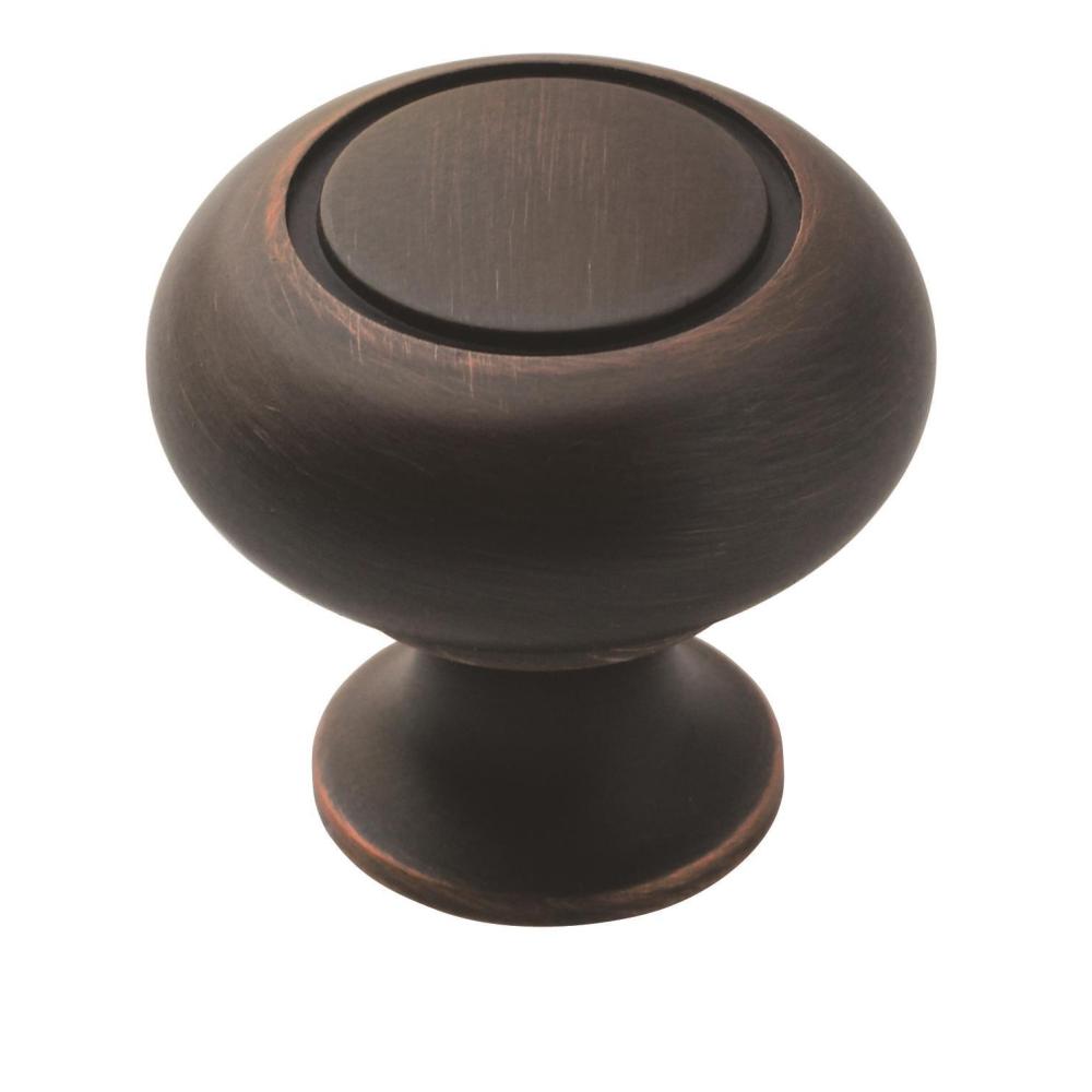 image:imageAmerock Cabinet Knob Oil Rubbed Bronze 114 inch 32 mm Diameter Everyday Heritage 10 Pack Drawer Knob Cabinet Hardware