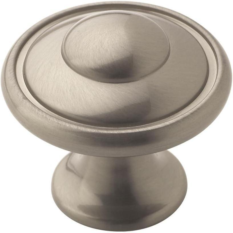 image:imageAmerock  Cabinet Knob  Oil Rubbed Bronze  1316 inch 30 mm Diameter  Everyday Heritage  10 Pack  Drawer Knob  Cabinet HardwareSatin Nickel