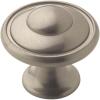 Amerock | Cabinet Knob | Oil Rubbed Bronze | 1-3/16 inch (30 mm) Diameter | Everyday Heritage | 10 Pack | Drawer Knob | Cabinet Hardware(Satin Nickel)