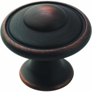 Amerock | Cabinet Knob | Oil Rubbed Bronze | 1-3/16 inch (30 mm) Diameter | Everyday Heritage | 10 Pack | Drawer Knob | Cabinet Hardware(Oil Rubbed Bronze)
