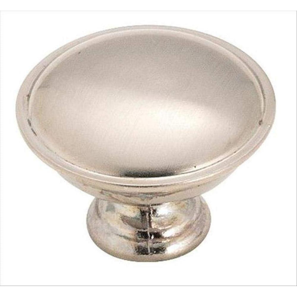 image:imageAmerock Cabinet Knob Brushed Chrome 1516 inch 33 mm Diameter Everyday Heritage 10 Pack Drawer Knob Cabinet HardwareBrushed Chrome