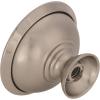 Amerock | Cabinet Knob | Brushed Chrome | 1-5/16 inch (33 mm) Diameter | Everyday Heritage | 10 Pack | Drawer Knob | Cabinet Hardware(Brushed Chrome)