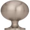Amerock | Cabinet Knob | Satin Nickel | 1-3/8 inch (35 mm) Length | Everyday Heritage | 10 Pack | Drawer Knob | Cabinet Hardware