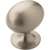 Amerock | Cabinet Knob | Satin Nickel | 1-3/8 inch (35 mm) Length | Everyday Heritage | 10 Pack | Drawer Knob | Cabinet Hardware