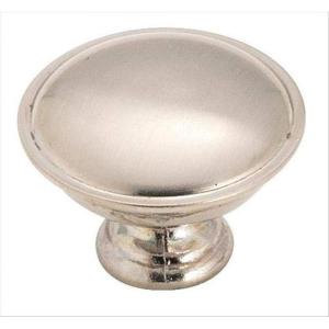 Amerock | Cabinet Knob | Brushed Chrome | 1-5/16 inch (33 mm) Diameter | Everyday Heritage | 10 Pack | Drawer Knob | Cabinet Hardware(Brushed Chrome)
