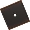 Amerock Thoreau 8-13/16 inch (224mm) Center-to-Center Rectangle Polished Chrome Cabinet Pull Backplate, BP3760626(Oil Rubbed Bronze)