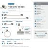 Amerock | Champagne Bronze | Highland Ridge | Towel Bar | 18 inch (457 mm) | 4 Piece | Bathroom Accessories Set(Brushed Nickel)