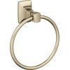 Amerock | Champagne Bronze | Highland Ridge | Towel Bar | 18 inch (457 mm) | 4 Piece | Bathroom Accessories Set(Golden Champagne)