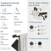 Amerock | Champagne Bronze | Highland Ridge | Towel Bar | 18 inch (457 mm) | 4 Piece | Bathroom Accessories Set(Oil Rubbed Bronze)