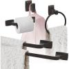 Amerock | Champagne Bronze | Highland Ridge | Towel Bar | 18 inch (457 mm) | 4 Piece | Bathroom Accessories Set(Oil Rubbed Bronze)