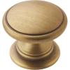 Amerock BP53012GB Allison Value 1-1/4 in (32 mm) Diameter Gilded Bronze Cabinet Knob(Gilded Bronze)