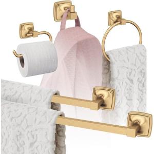 Amerock | Champagne Bronze | Stature | 5 Piece | Bathroom Accessories Set