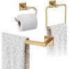 Amerock | Champagne Bronze | Appoint | Towel Bar | 18 inch (457 mm) | 3 Piece | Bathroom Accessories Set