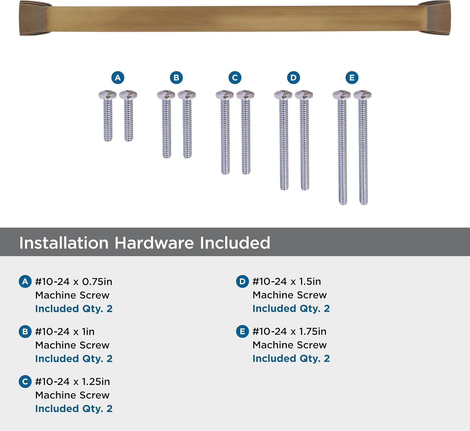 image:imageAmerock Appliance Pull Gilded Bronze 8 inch 203 mm Center to Center Revitalize 1 Pack Drawer Pull Drawer Handle Cabinet HardwareGilded Bronze