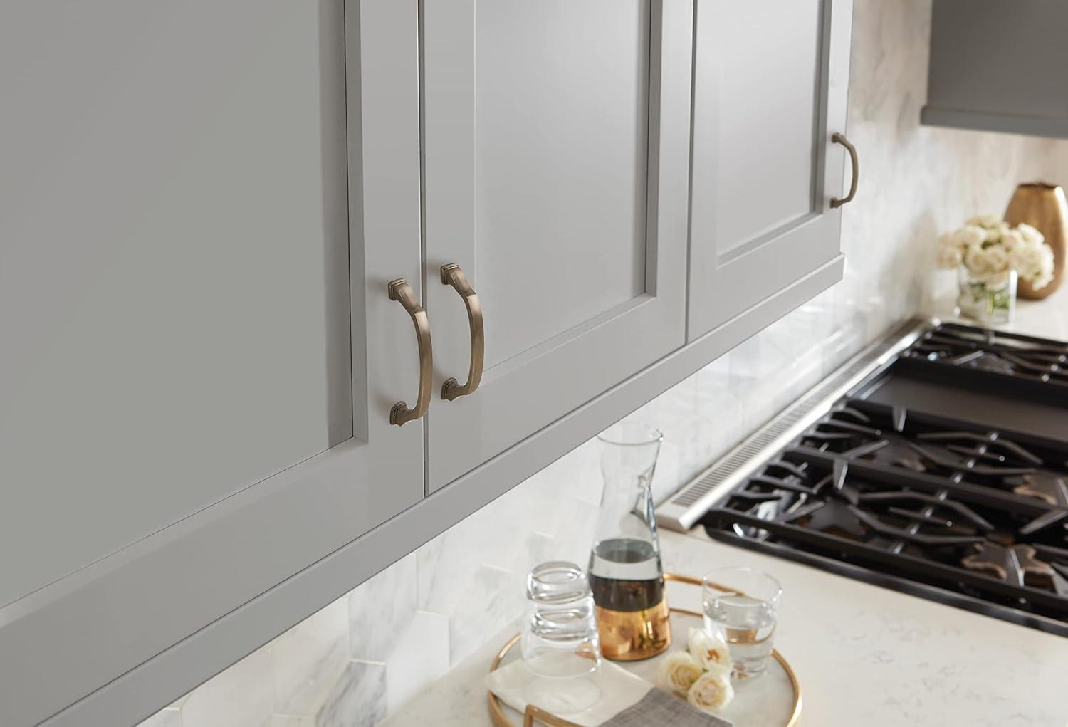 image:imageAmerock Appliance Pull Gilded Bronze 8 inch 203 mm Center to Center Revitalize 1 Pack Drawer Pull Drawer Handle Cabinet HardwareGunmetal