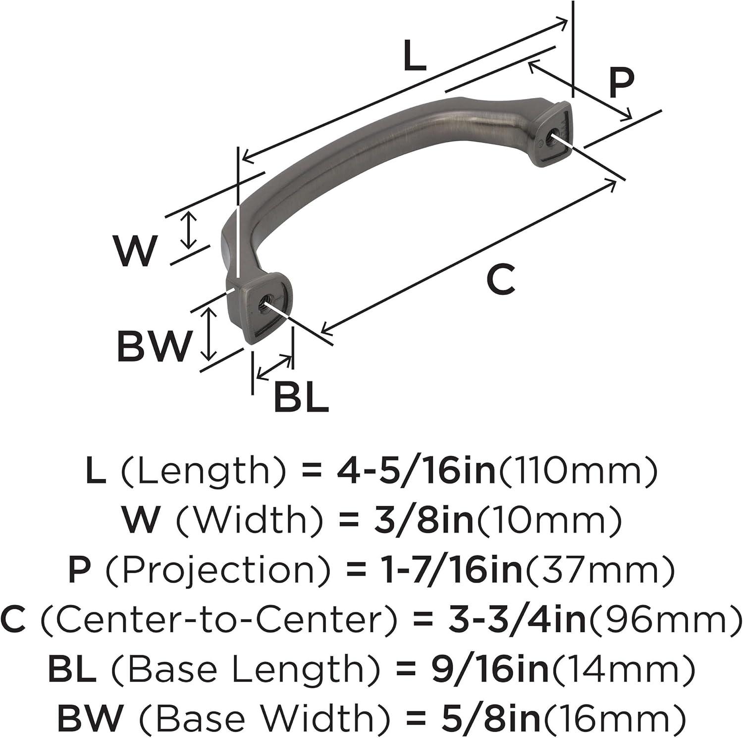 image:imageAmerock Appliance Pull Gilded Bronze 8 inch 203 mm Center to Center Revitalize 1 Pack Drawer Pull Drawer Handle Cabinet HardwareGunmetal