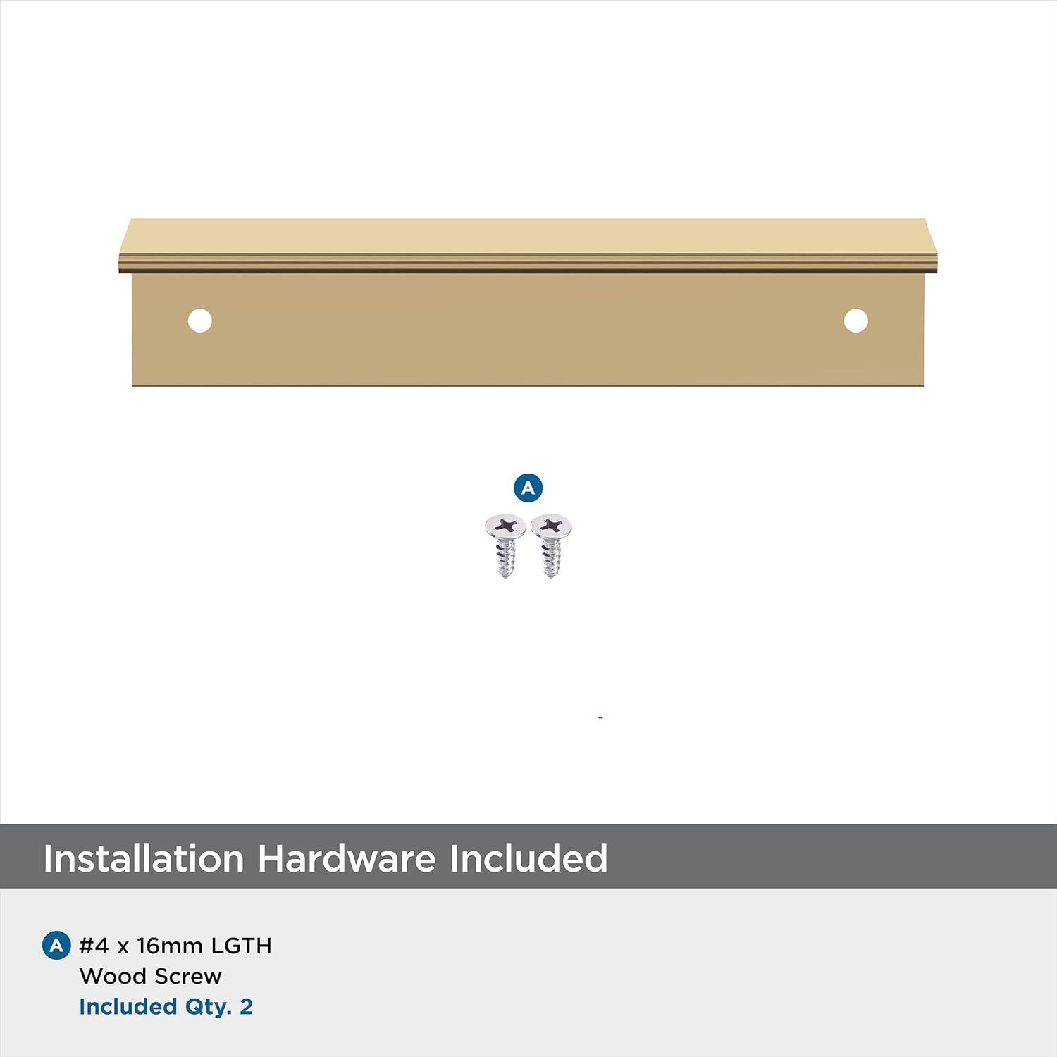 image:imageAmerock Cabinet Pull Oil Rubbed Bronze 334 inch 96 mm Center to Center Edge Pull 1 Pack Drawer Pull Drawer Handle Cabinet HardwareChampagne Bronze