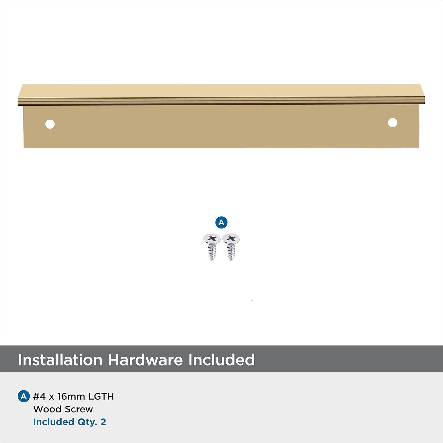 image:imageAmerock Cabinet Pull Oil Rubbed Bronze 334 inch 96 mm Center to Center Edge Pull 1 Pack Drawer Pull Drawer Handle Cabinet HardwareChampagne Bronze