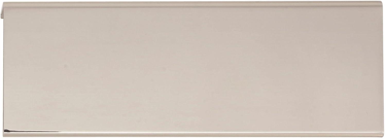 image:imageAmerock Cabinet Pull Oil Rubbed Bronze 334 inch 96 mm Center to Center Edge Pull 1 Pack Drawer Pull Drawer Handle Cabinet HardwarePolished Nickel