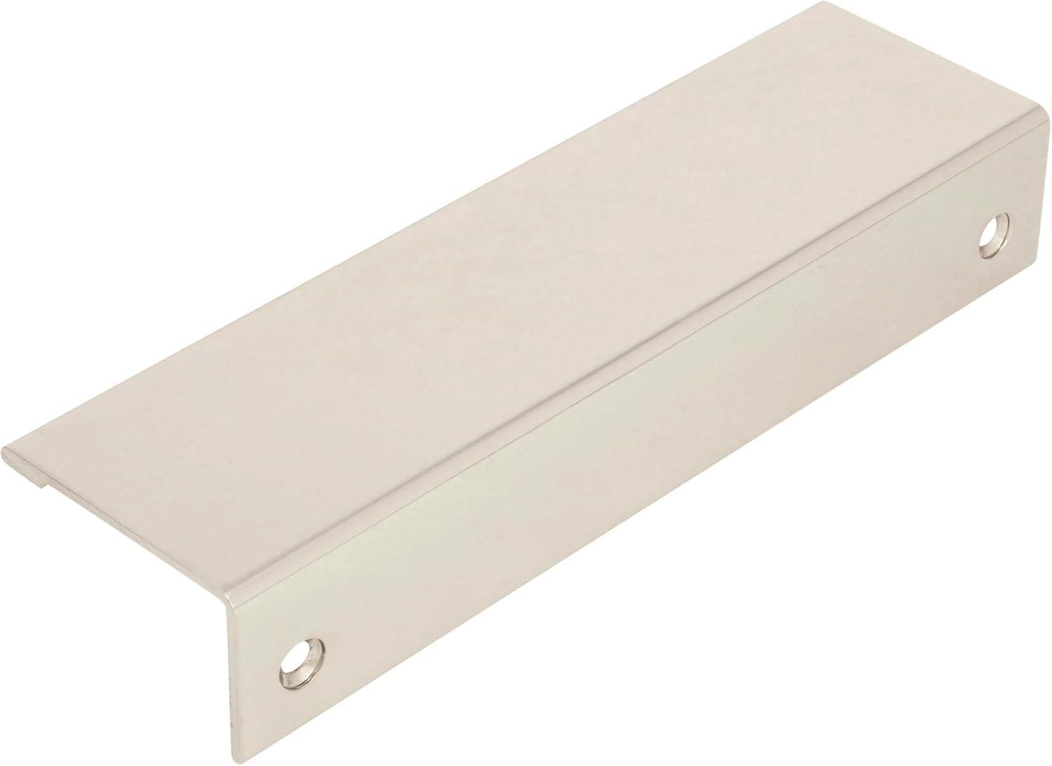 image:imageAmerock Cabinet Pull Oil Rubbed Bronze 334 inch 96 mm Center to Center Edge Pull 1 Pack Drawer Pull Drawer Handle Cabinet HardwarePolished Nickel