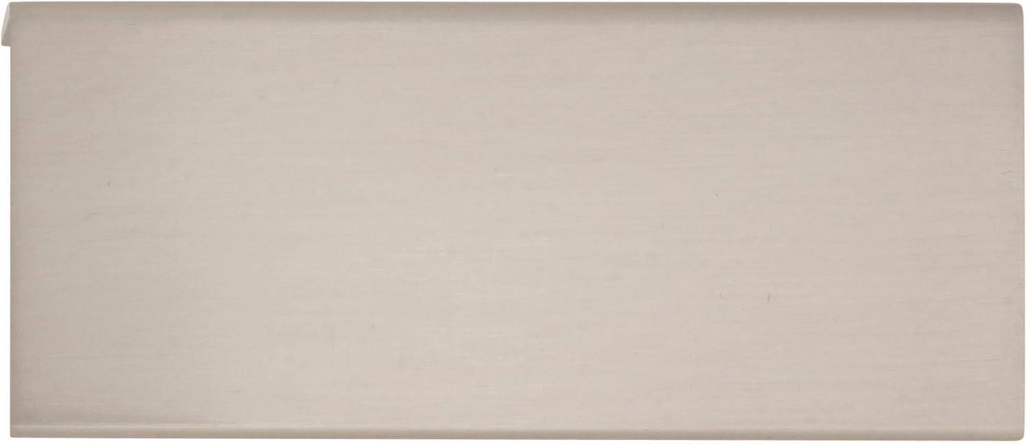 image:imageAmerock Cabinet Pull Oil Rubbed Bronze 334 inch 96 mm Center to Center Edge Pull 1 Pack Drawer Pull Drawer Handle Cabinet HardwareSatin Nickel