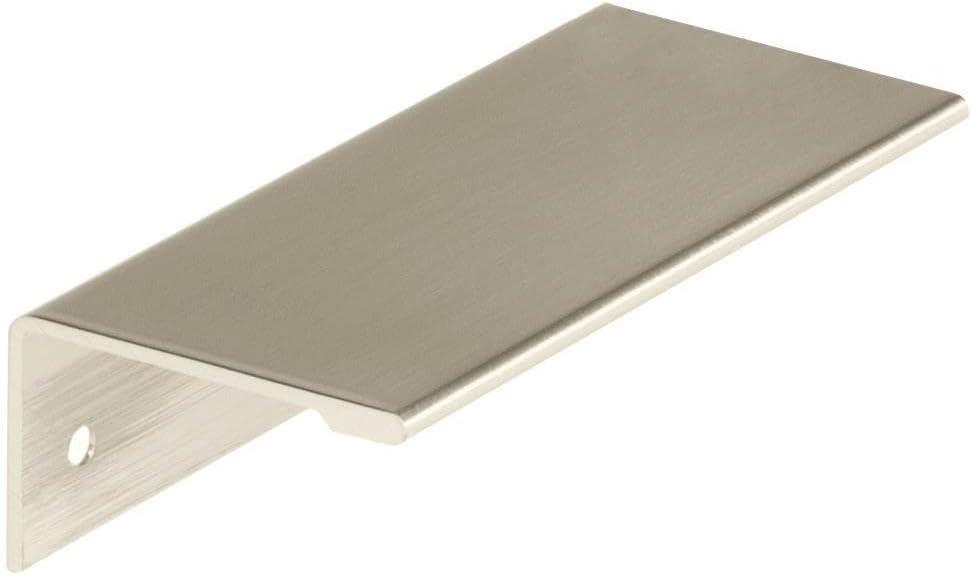 image:imageAmerock Cabinet Pull Oil Rubbed Bronze 334 inch 96 mm Center to Center Edge Pull 1 Pack Drawer Pull Drawer Handle Cabinet HardwareSatin Nickel