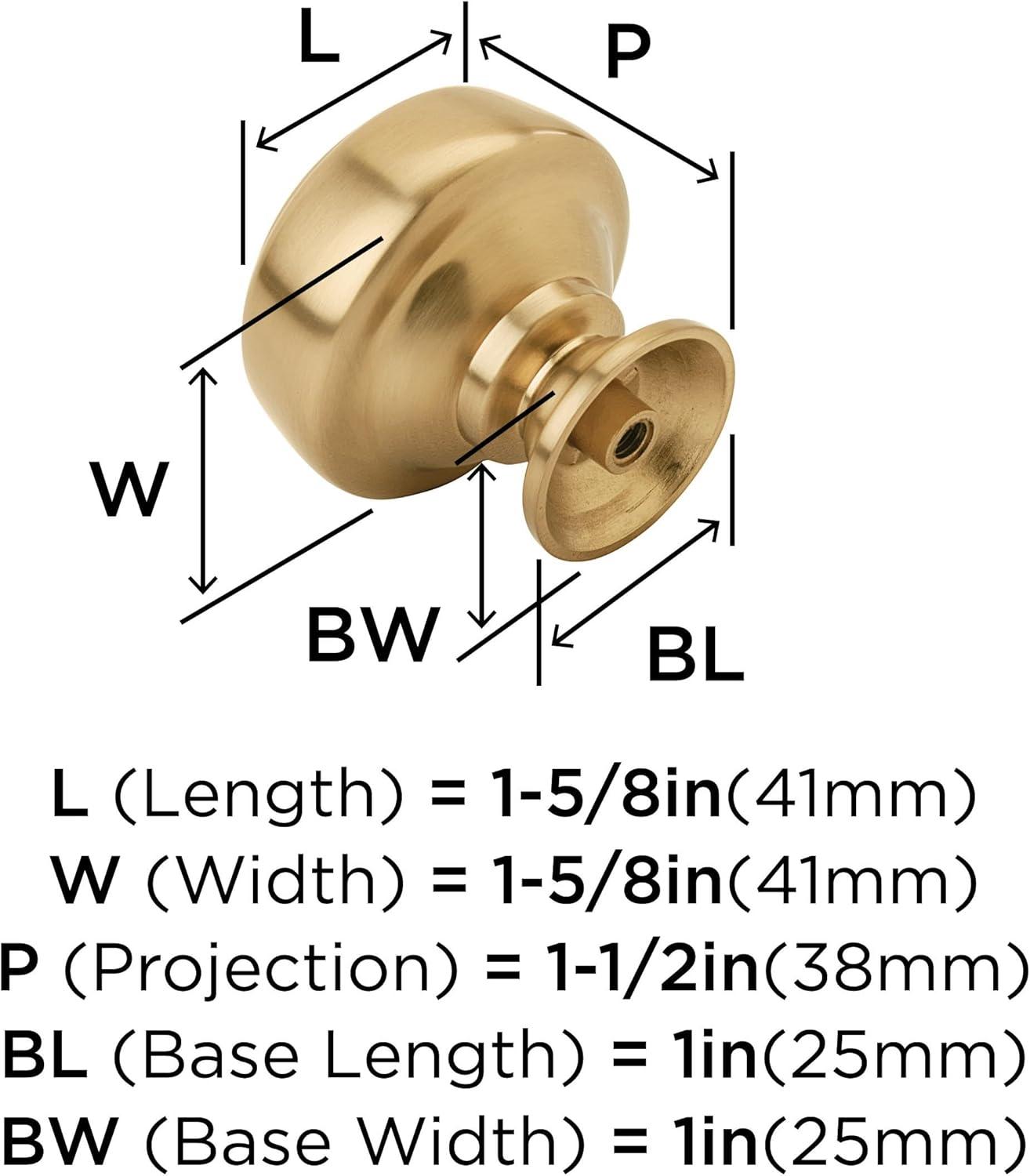 image:imageAmerock BP53700CZ Champagne Bronze Cabinet Knob 1316 inch 30mm Diameter Drawer Knob Kane Furniture HardwareChampagne Bronze