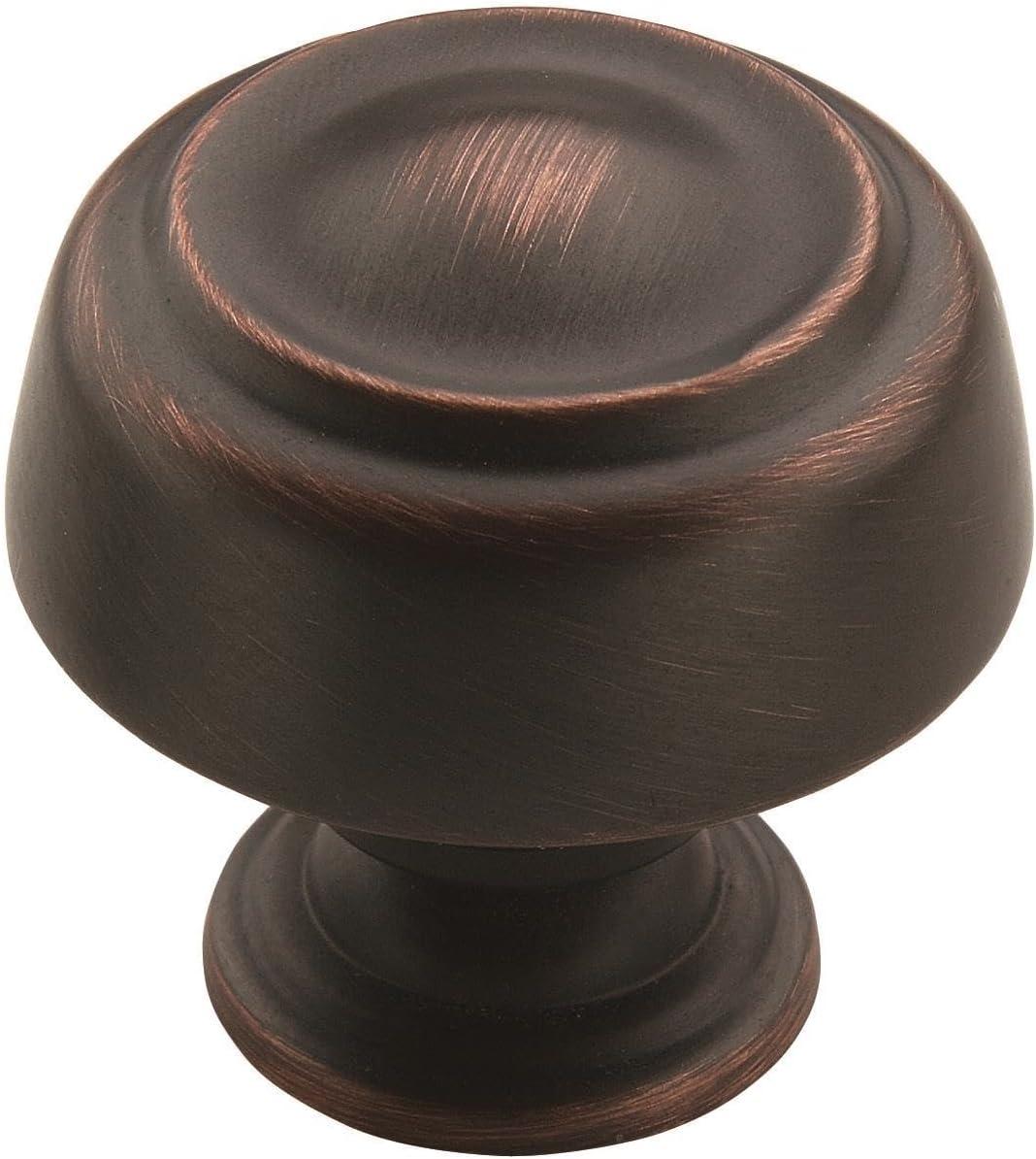 image:imageAmerock BP53700CZ Champagne Bronze Cabinet Knob 1316 inch 30mm Diameter Drawer Knob Kane Furniture HardwareOil Rubbed Bronze