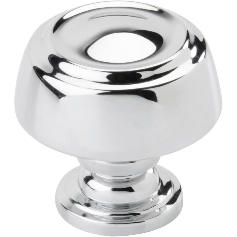 image:imageAmerock BP53700CZ Champagne Bronze Cabinet Knob 1316 inch 30mm Diameter Drawer Knob Kane Furniture HardwarePolished Chrome