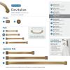 Amerock | Appliance Pull | Gilded Bronze | 8 inch (203 mm) Center to Center | Revitalize | 1 Pack | Drawer Pull | Drawer Handle | Cabinet Hardware(Gilded Bronze)