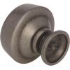 Amerock | Cabinet Knob | Weathered Nickel | 1-3/16 inch (30 mm) Diameter | Kane | 1 Pack | Drawer Knob | Cabinet Hardware(Weathered Nickel)