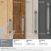 Amerock | Cabinet Pull | Aged Pewter | 3 inch (76 mm) Center to Center | Highland Ridge | 1 Pack | Drawer Pull | Drawer Handle | Cabinet Hardware(Aged Pewter)