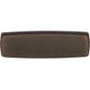 Amerock BP53801CZ | Champagne Bronze Cup Pull | 3-3/4 inch (96mm) Center-to-Center Drawer Pull | Kane | Furniture Hardware(Oil Rubbed Bronze)