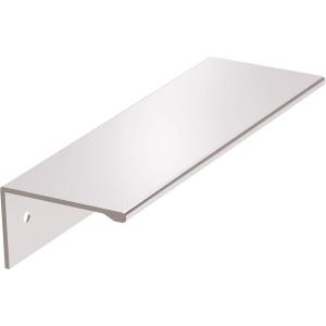 Amerock | Cabinet Pull | Oil Rubbed Bronze | 3-3/4 inch (96 mm) Center to Center | Edge Pull | 1 Pack | Drawer Pull | Drawer Handle | Cabinet Hardware(Polished Chrome)