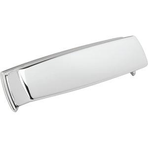Amerock BP53801CZ | Champagne Bronze Cup Pull | 3-3/4 inch (96mm) Center-to-Center Drawer Pull | Kane | Furniture Hardware(Polished Chrome)