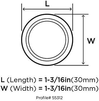 image:imageAmerock 1853556 Highland Ridge 1316 in 30 mm Diameter Caramel Bronze Cabinet Knob