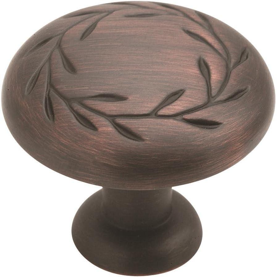 image:imageAmerock Cabinet Knob Oil Rubbed Bronze 1516 inch 33 mm Diameter NatureS Splendor 1 Pack Drawer Knob Cabinet HardwareOil Rubbed Bronze