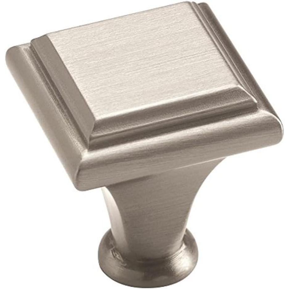 image:imageAmerock  Cabinet Knob  Satin Nickel  1 inch 25 mm Length  Manor  1 Pack  Drawer Knob  Cabinet HardwareSatin Nickel