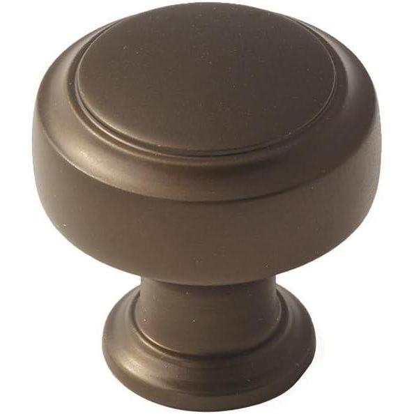 image:imageAmerock 1853556 Highland Ridge 1316 in 30 mm Diameter Caramel Bronze Cabinet Knob