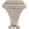 Amerock | Cabinet Knob | Polished Nickel | 1 inch (25 mm) Length | Manor | 1 Pack | Drawer Knob | Cabinet Hardware