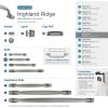 Amerock | Cabinet Pull | Aged Pewter | 6-5/16 inch (160 mm) Center to Center | Highland Ridge | 1 Pack | Drawer Pull | Drawer Handle | Cabinet Hardware(Aged Pewter)
