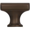 Amerock 1853555 Highland Ridge 1-3/8 in (35 mm) Length Caramel Bronze Cabinet Knob