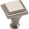 Amerock | Cabinet Knob | Satin Nickel | 1 inch (25 mm) Length | Manor | 1 Pack | Drawer Knob | Cabinet Hardware(Satin Nickel)
