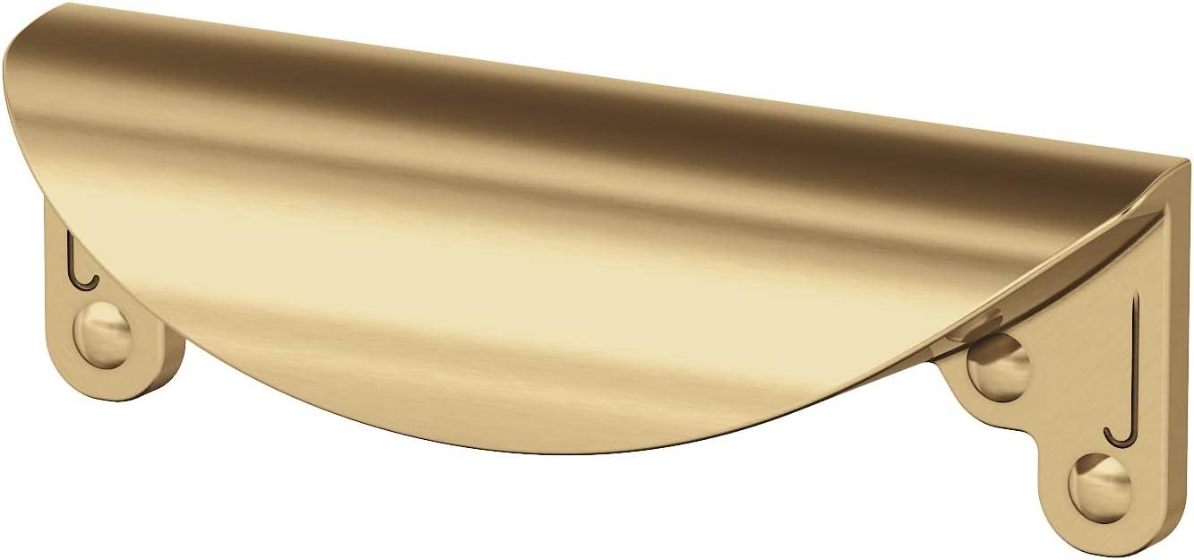 image:imageAmerock Cabinet Cup Pull Satin Nickel 3 inch 76 mm Center to Center Inspirations 1 Pack Drawer Pull Drawer Handle Cabinet HardwareChampagne Bronze