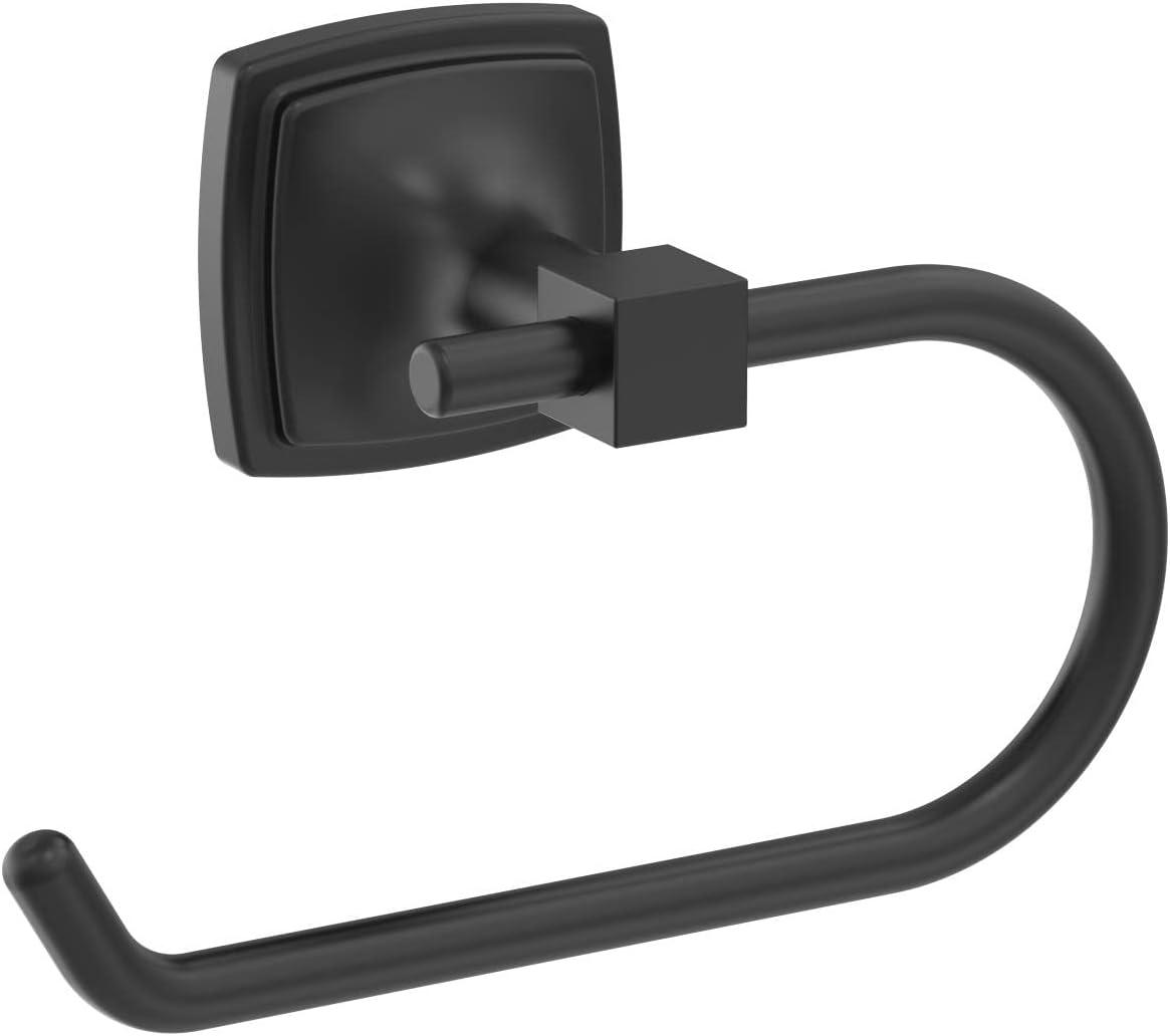 image:imageAmerock Matte Black Stature Towel Bar 24 inch 610 mm 4 Piece Bathroom Accessories Set