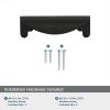 Amerock | Cabinet Cup Pull | Satin Nickel | 3 inch (76 mm) Center to Center | Inspirations | 1 Pack | Drawer Pull | Drawer Handle | Cabinet Hardware(Matte Black)