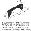 Amerock | Cabinet Cup Pull | Satin Nickel | 3 inch (76 mm) Center to Center | Inspirations | 1 Pack | Drawer Pull | Drawer Handle | Cabinet Hardware(Oil Rubbed Bronze)