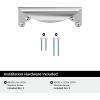 Amerock | Cabinet Cup Pull | Satin Nickel | 3 inch (76 mm) Center to Center | Inspirations | 1 Pack | Drawer Pull | Drawer Handle | Cabinet Hardware(Polished Chrome)
