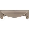 Amerock | Cabinet Cup Pull | Satin Nickel | 3 inch (76 mm) Center to Center | Inspirations | 1 Pack | Drawer Pull | Drawer Handle | Cabinet Hardware(Satin Nickel)